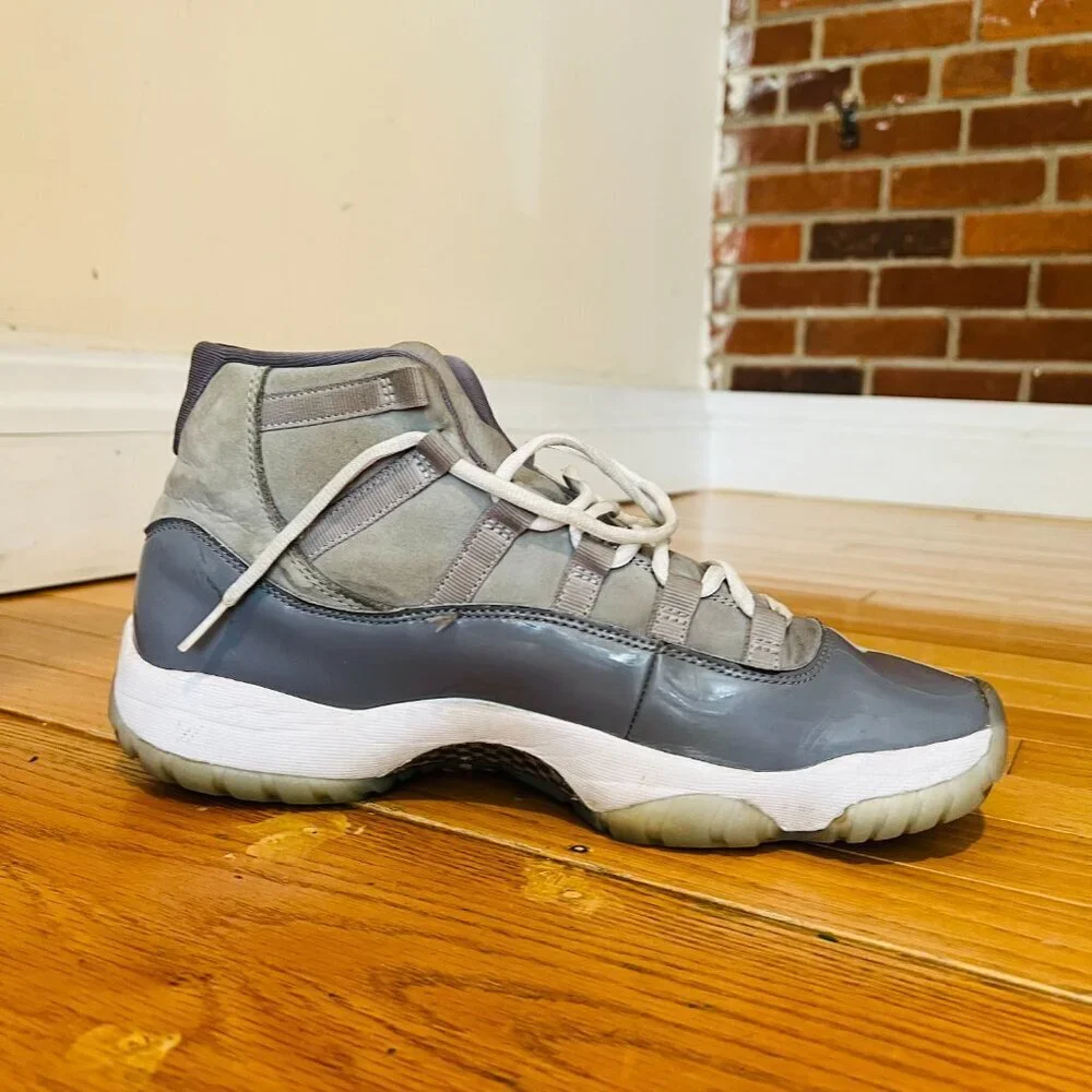 Nike Air Jordan 11 Retro High Cool Grey Sneakers Shoes Mens Size 10.5 CT8012-005